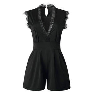 Elba Black Romper