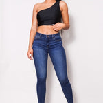 Sleeveless Bustier Crop Top