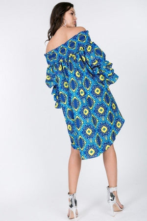 Puffy Puffy Midi Dress