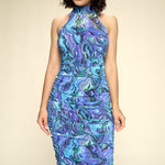 Malika Multi-color Midi Dress